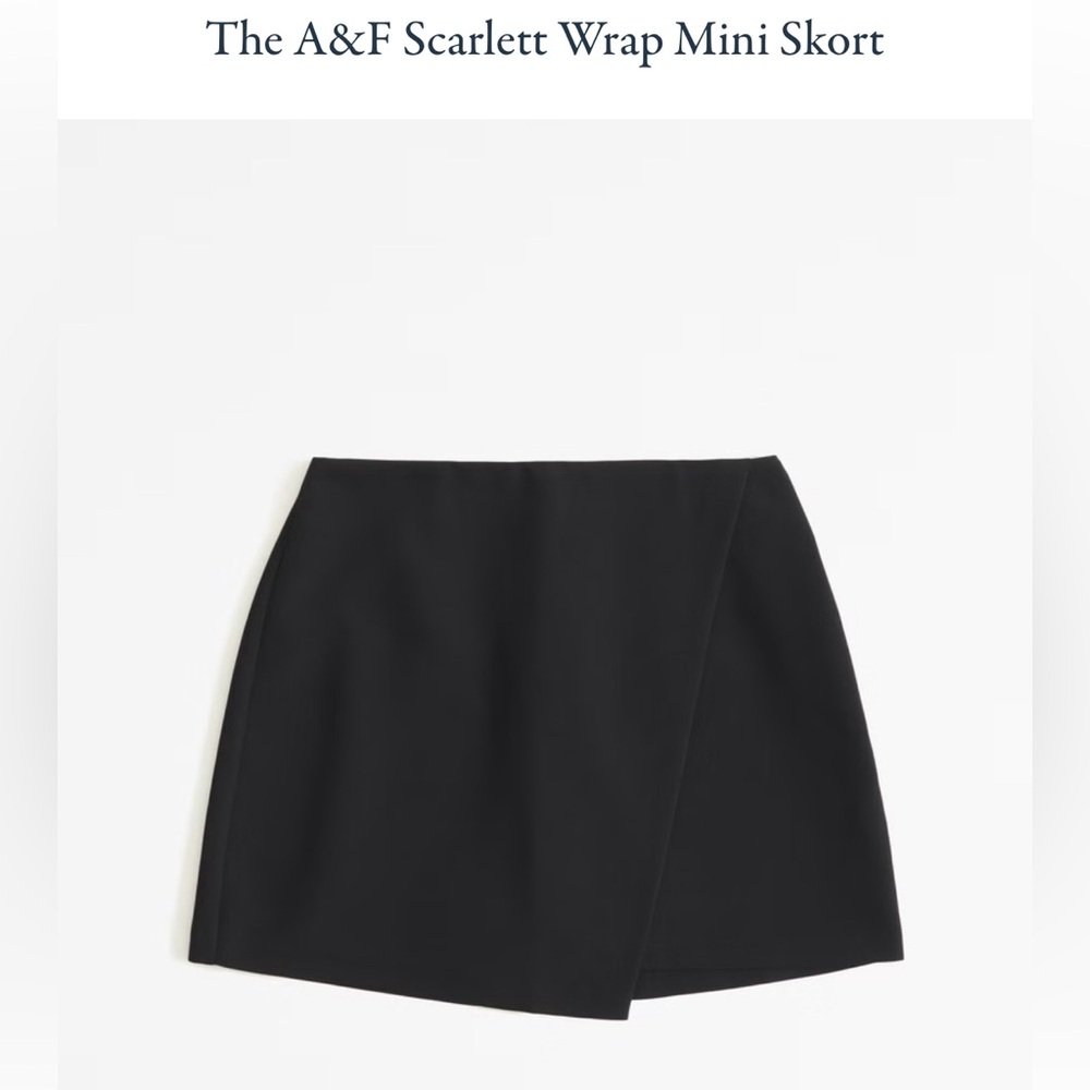 The A&F Scarlett Wrap Mini Skort